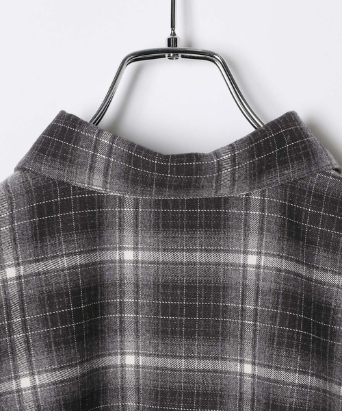 「Heather」 長袖シャツ FREE ネイビー レディース_画像7