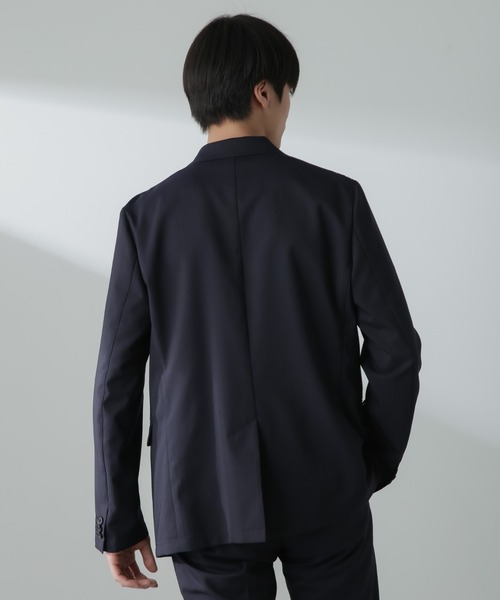 「NANO universe」 テーラードジャケット「n jacketコラボ」 M ダークグレー メンズ_画像3