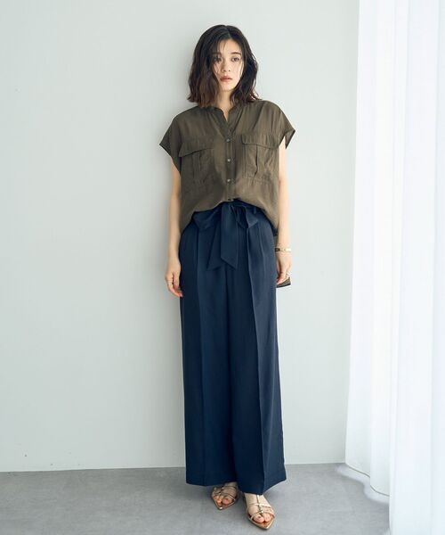 「YECCA VECCA」 パンツ FREE ライトベージュ レディース_画像8