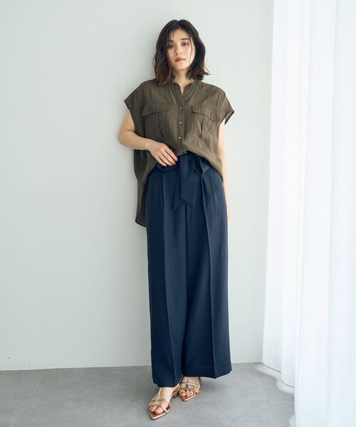 「YECCA VECCA」 パンツ FREE ライトベージュ レディース_画像9