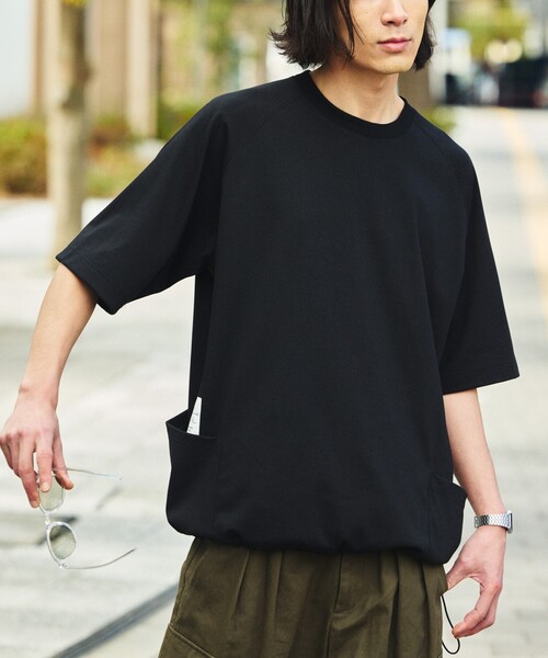 「FREAK'S STORE」 半袖Tシャツ LARGE ブラック メンズ_画像6