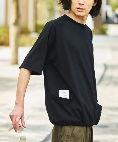 「FREAK'S STORE」 半袖Tシャツ LARGE ブラック メンズ_画像7