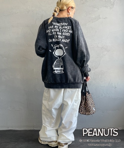 「SEQUENZ」 スウェットカットソー M ブルー レディース_画像2