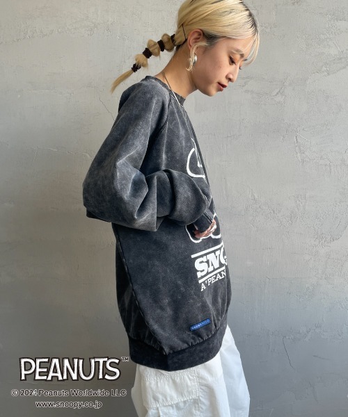 「SEQUENZ」 スウェットカットソー M ブルー レディース_画像5