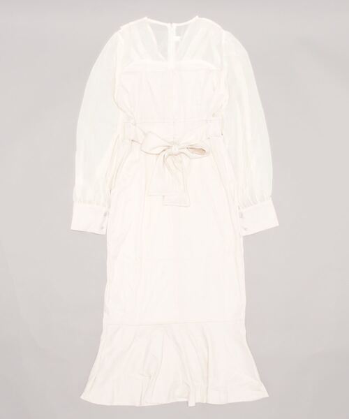「LUGG NAGG」 長袖ワンピース M ブラック レディース_画像2
