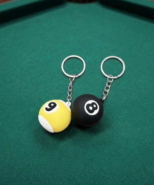 Port（ポート） キーホルダー ビリヤード 9ボール キーホルダー