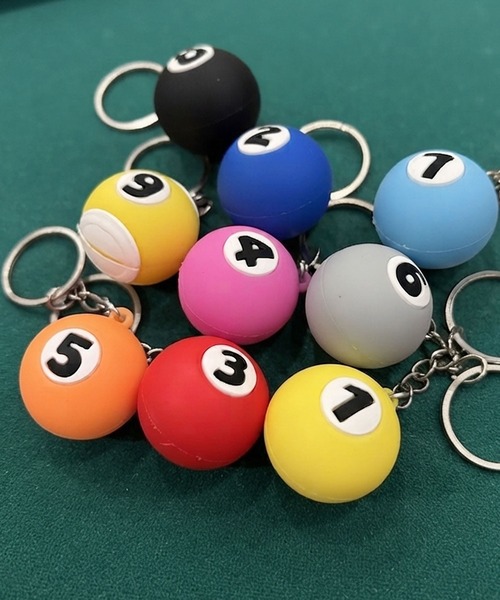 Port（ポート） キーホルダー ビリヤード 9ボール キーホルダー