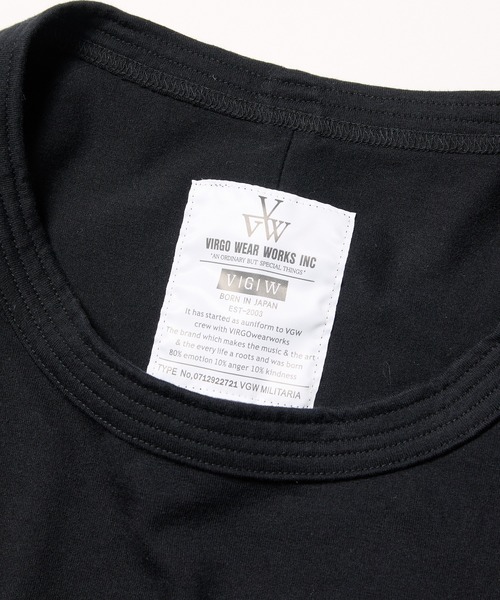 「VIRGOwearworks」 長袖Tシャツ 4 ホワイト メンズ_画像4
