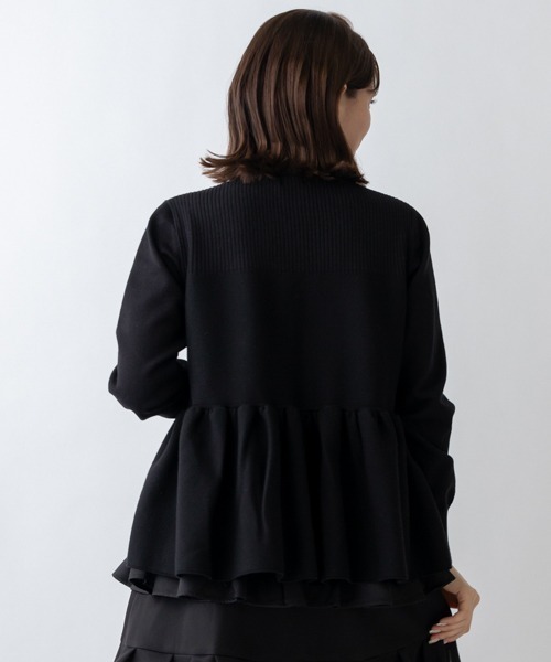 「Sono」 ニットカーディガン 1 ブルー レディース_画像7