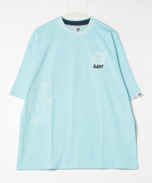 「AAPE BY A BATHING APE」 半袖Tシャツ X-LARGE ブルー系その他2 メンズ_画像2