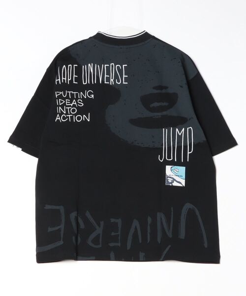 「AAPE BY A BATHING APE」 半袖Tシャツ X-LARGE ブルー系その他2 メンズ_画像4