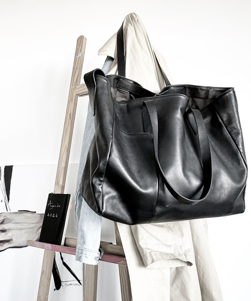 パトリックステファンの大型トートバッグ PATRICK STEPHAN パトリックステファン / Leather tote bag