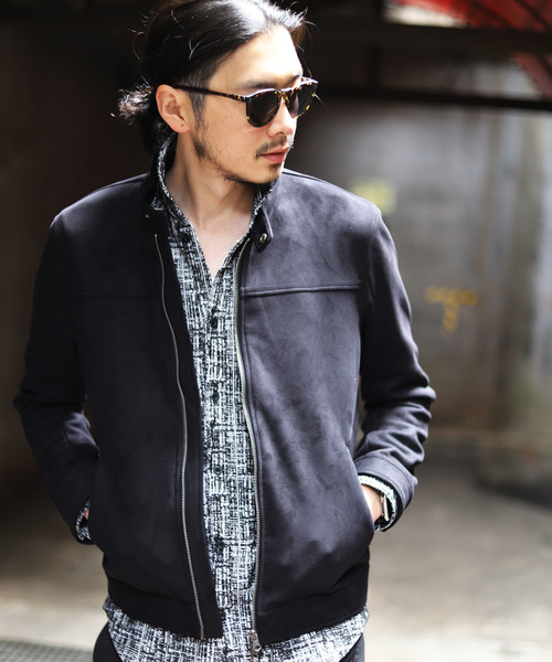 ジャケット ライダースジャケット フェイクスウェードシングルライダース 人気ブランド新作豊富