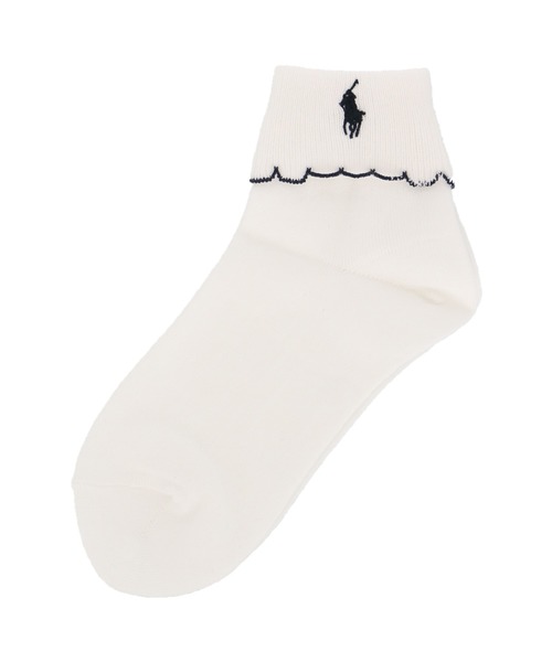 靴下 Polo Ralph Lauren キッズ ワンポイント折り返しピコフリルショートソックス 4803 673 Zozotown Paypayモール店 通販 Paypayモール
