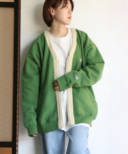 Champion（チャンピオン） カーディガン リバースウィーブ ジップ