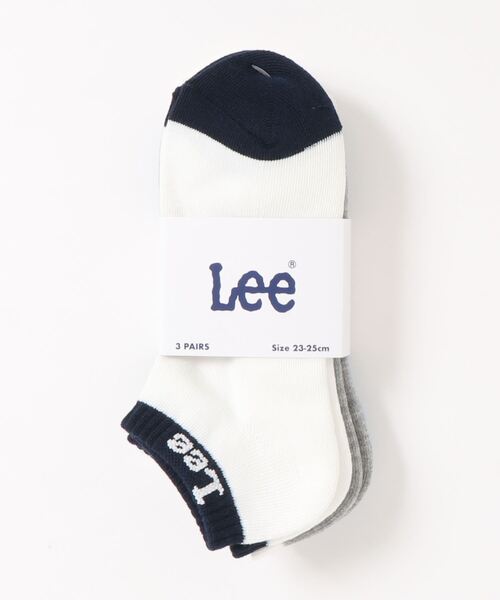 人気商品 Lee レディース 「Lee」スニーカーソックス3点セット 靴下 レッグウェア