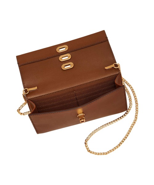 FOSSIL フォッシル 紐付き財布 レディース レザー ブラウン