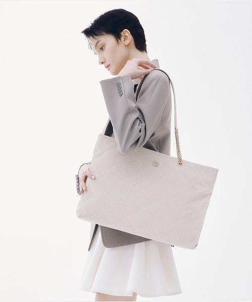 トートバッグ (オンライン専用) ラルゴバッグ(Largo Bag) ダイヤ キルティング XL ホーボーバッグ レディースの画像