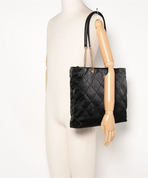 トートバッグ (オンライン専用) ラルゴバッグ(Largo Bag) ダイヤ キルティング XL ホーボーバッグ レディースの画像