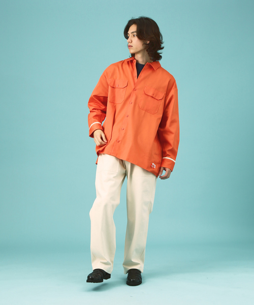 ABAHOUSE シャツ 「Dickies/ディッキーズ 」オーバーサイズ 無地