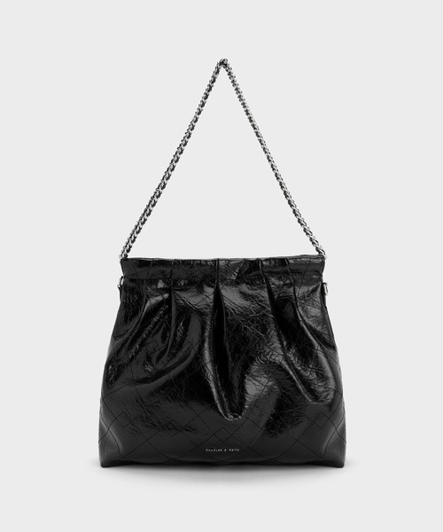CHARLES & KEITH Duo ドゥオ ブレードチェーンハンドルホーボー