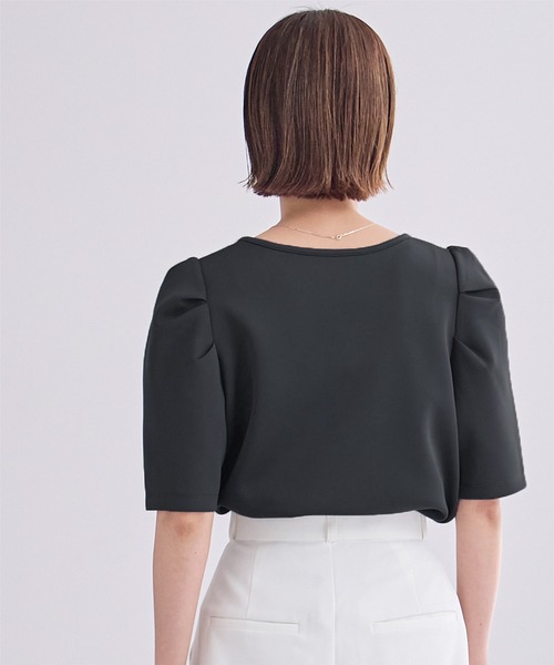 ■即発送■ 新品 UTAA ユタ レディース シャツ トップス 半袖 XSサイズ ur's（ユアーズ） tシャツ 半袖 ボンディングタックスリーブトップス
