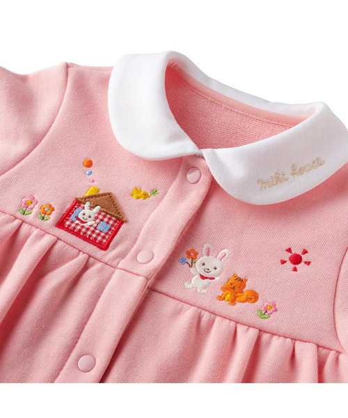 MIKI HOUSE（ミキハウス） ベビー服 ロンパース うさぎ柄カバーオール