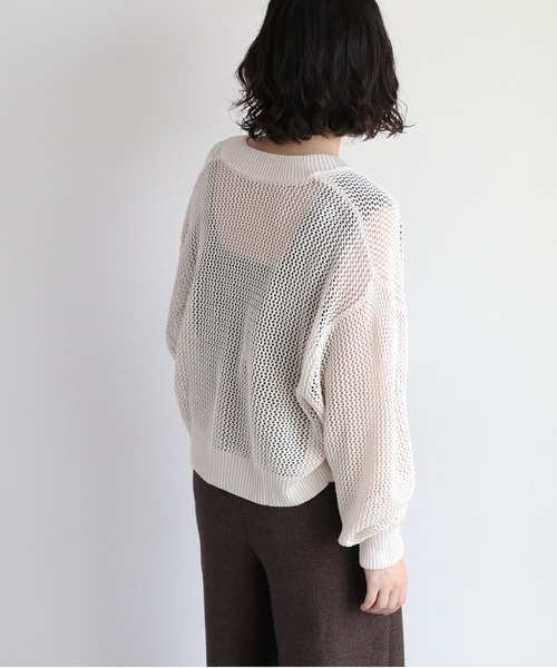 ❣半額❣【TO BE CHIC】 ジップアップ メッシュ カーディガン cepo（セポ） カーディガン メッシュジップカーディガン レディース