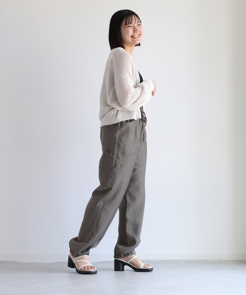 cepo（セポ） カーディガン メッシュジップカーディガン レディース