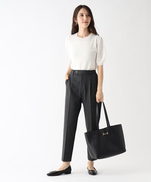 index パンツ セットアップ対応 ストレッチテーパードパンツ
