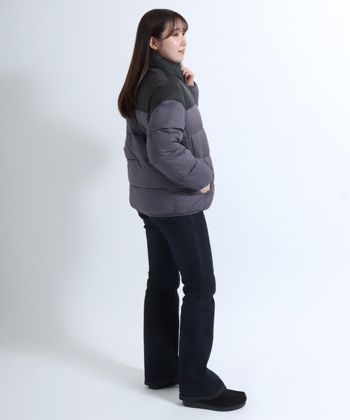 CONVERSE コンバース スタンドネック中綿ジャケット ブラウン レディース CONVERSE ダウンコート ダウンジャケット CONVERSE（コンバース