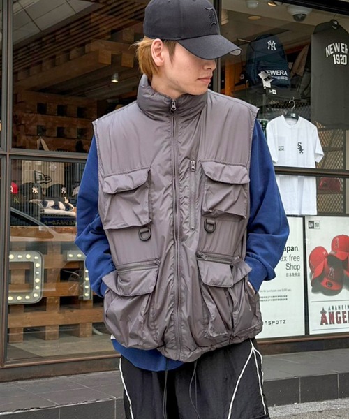 BRIEFING グレー キルティング　ダウン ベスト　ＸＬ　ほぼ新品 BRIEFING グレー キルティング ダウン ベスト XL ほぼ新品