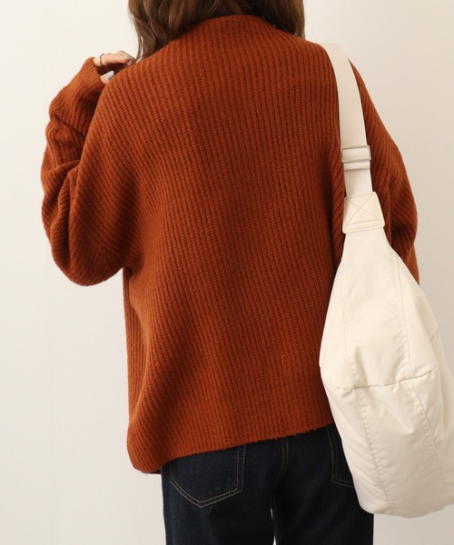ニット セーター atONE 2Wayクロスアシメセーター レディース atONE ニット セーター 2Wayクロスアシメセーター レディース