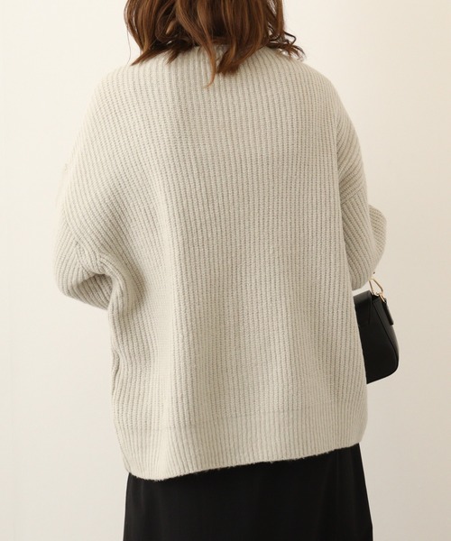 ニット セーター atONE 2Wayクロスアシメセーター レディース atONE ニット セーター 2Wayクロスアシメセーター レディース
