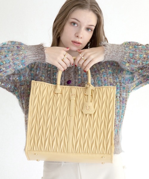 U（histoire） ビジネスバッグ ムー ジュリアングル トートバッグ L