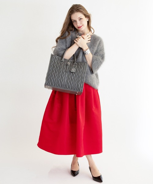 U（histoire） ビジネスバッグ ムー ジュリアングル トートバッグ L