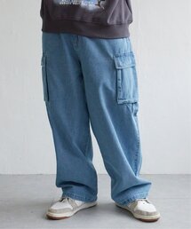 ヴァンスエクスチェンジ（VENCE EXCHANGE）/VISION STREET WEAR ビジョンストリートウェア ロゴデニムカーゴパンツ VISION STREET WEAR（ヴィジョンストリートウェア） ジーンズ ビジョン