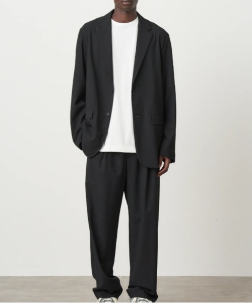 ATON スラックス (エイトン)HIGH TWIST WOOL | WIDE PANTS