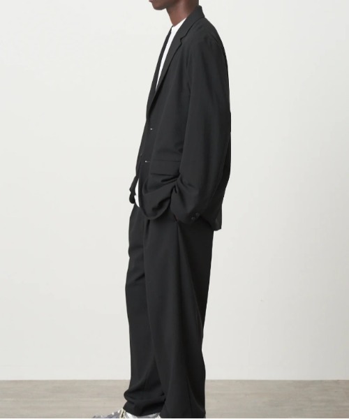 ATON スラックス (エイトン)HIGH TWIST WOOL | WIDE PANTS