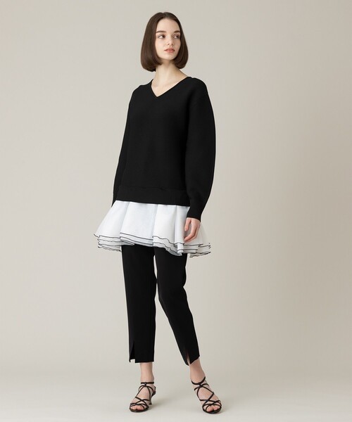 未使用品【LOULOU WILLOUGHBY】フリリードッキングチュニック　Ｍ LOULOU WILLOUGHBY ワンピース 「LOULOU WILLOUGHBY」フリリー