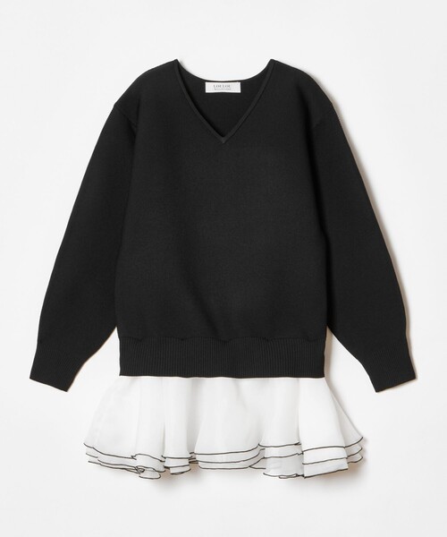 未使用品【LOULOU WILLOUGHBY】フリリードッキングチュニック　Ｍ LOULOU WILLOUGHBY ワンピース 「LOULOU WILLOUGHBY」フリリー