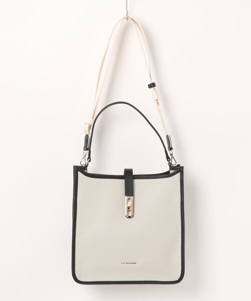LA BAGAGERIE ショルダーバッグ バッグ スクエアレザー2WAY