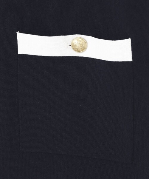 ANAYI（アナイ） ベスト ジレ ハイツイスト配色ジレ レディース