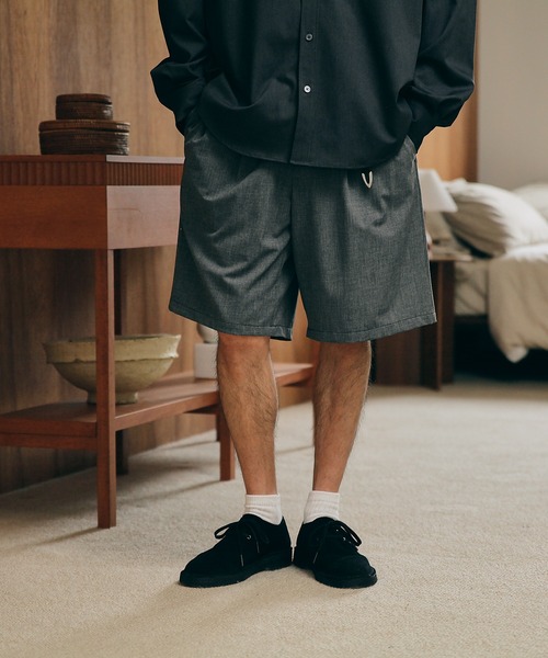 msgm 2タック　ワイドショーツ B:MING by BEAMS（ビーミング by ビームス）【タイムセール】2
