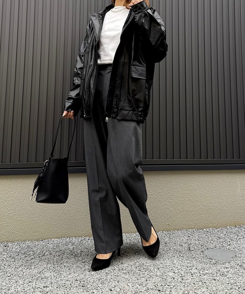 H.TOKYO ブルゾン アウター 豊富なサイズ展開 ソフトな質感が魅力の