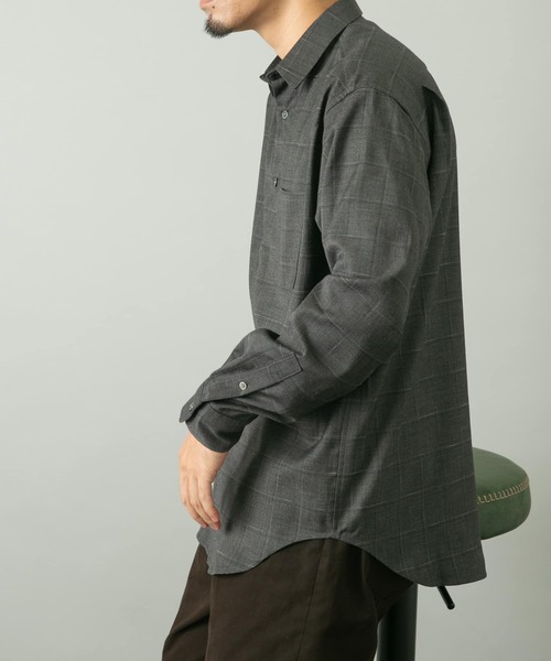 URBAN RESEARCH ROSSO MEN シャツ リラックスチェックシャツ メンズ 