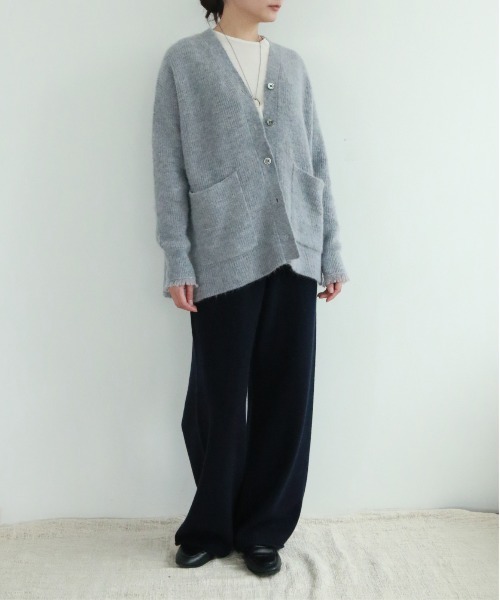 WALANCE（ワランス） カーディガン アルパカリブニットカーディガン