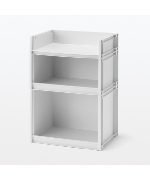 無印良品 ラック 無印良品（MUJI） 収納 再生ポリプロピレン入り 収納ラック 大