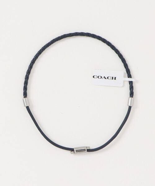 新着◆【COACH】ブレイデッド レザー ブレスレット COACH ブレスレット ブレイデッド レザー メンズ レディース