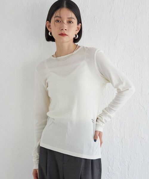 tシャツ Wai＋:「手洗い可能」オーガニックコットン カットソー レディース